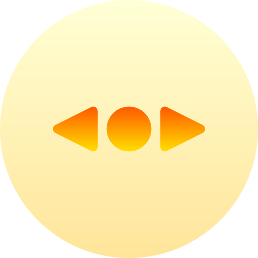 水平 Basic Gradient Circular icon