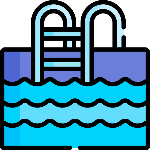 Плавательный бассейн Special Lineal color иконка