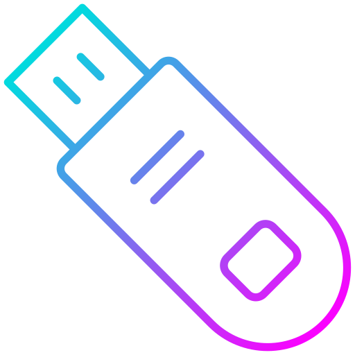 flash disk Generic Gradient icona