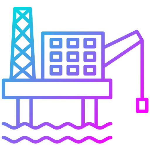 Нефтяная башня Generic Gradient иконка