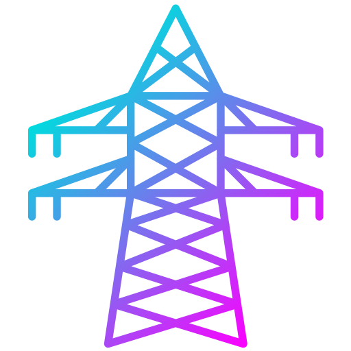 wieża transmisyjna Generic Gradient ikona