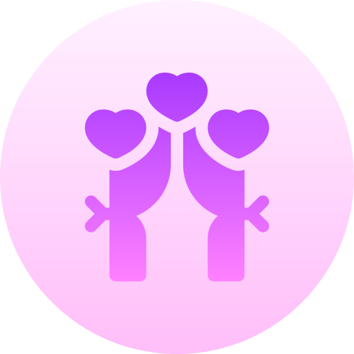 huwelijksboog Basic Gradient Circular icoon