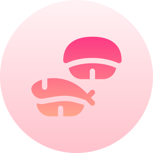 sushi Basic Gradient Circular icona