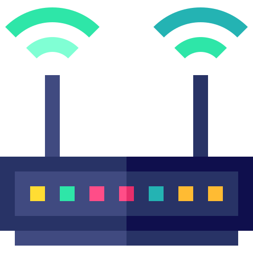 router Basic Straight Flat icona