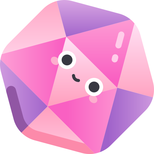 Icosahedron Kawaii Star Gradient icon