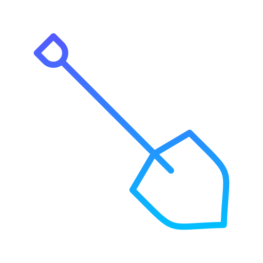 Shovel Generic Gradient icon