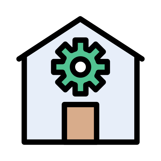 ハウスオートメーション Vector Stall Lineal Color icon