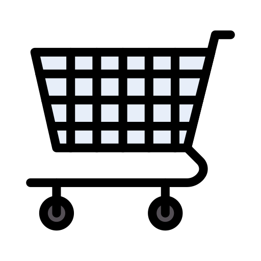 Shopping cart Vector Stall Lineal Color icon