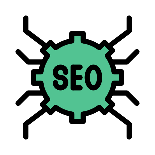 seo Vector Stall Lineal Color icon