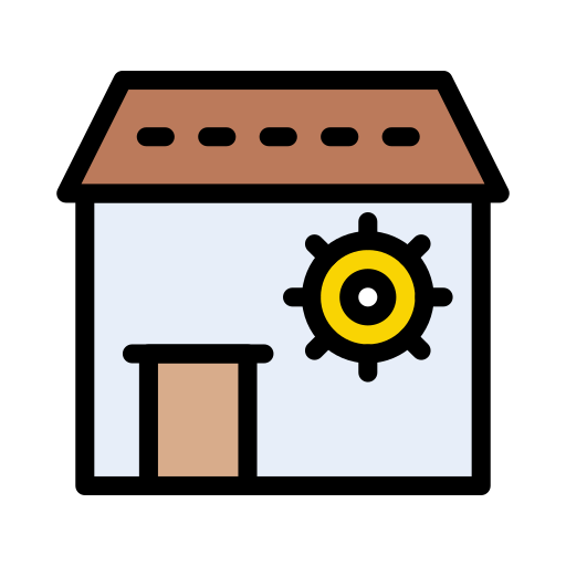 House control Vector Stall Lineal Color icon
