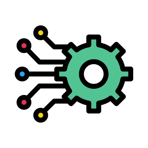 Artificial intelligence Vector Stall Lineal Color icon