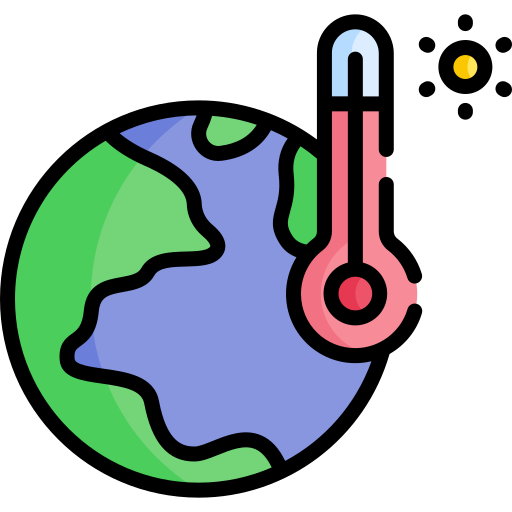 globalne ocieplenie Special Lineal color ikona