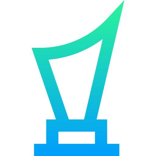 Trophy Super Basic Straight Gradient icon