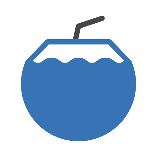 bebida de coco Generic Blue icono
