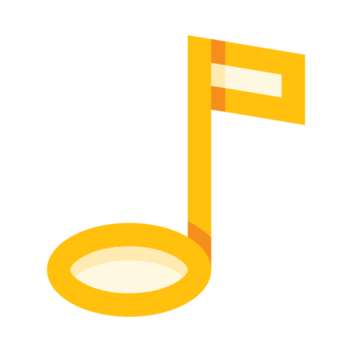 Music note edt.im Lineal color icon