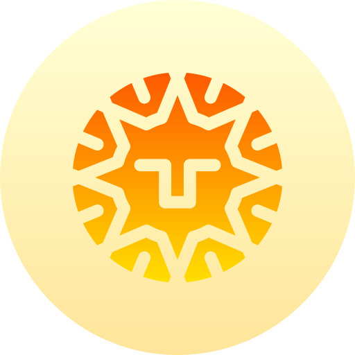 달력 Basic Gradient Circular icon