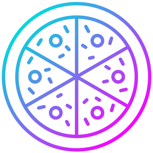 Пицца Generic Gradient иконка