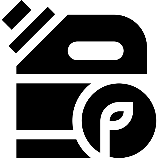 biocombustible Basic Straight Filled icono