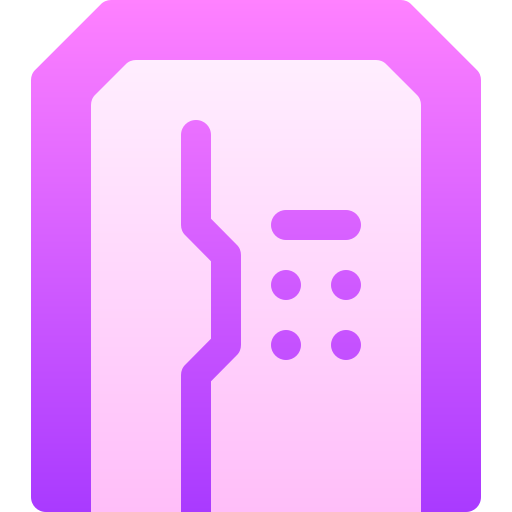 tür Basic Gradient Gradient icon
