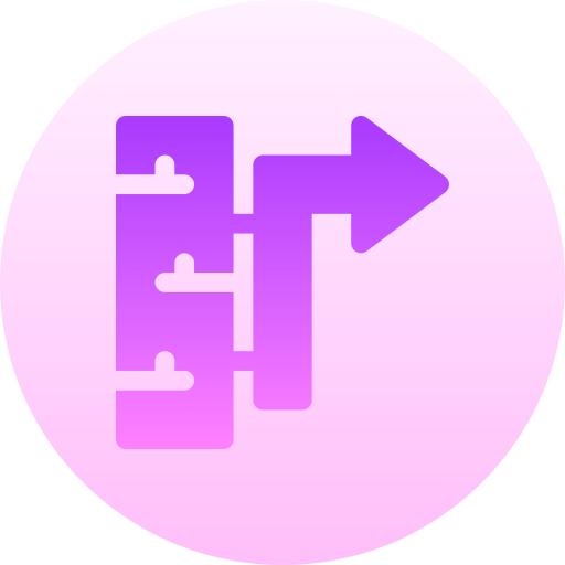 네온 사인 Basic Gradient Circular icon