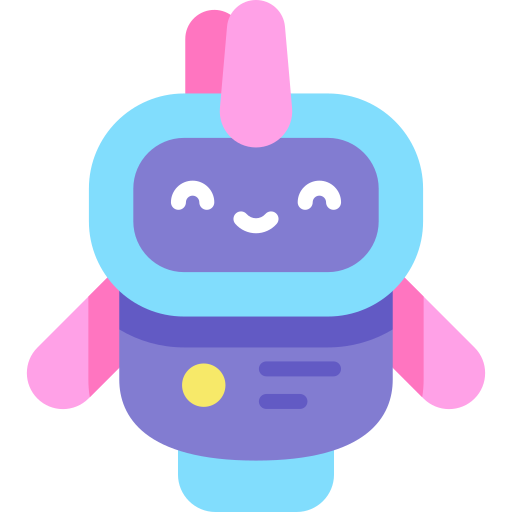 Robot Kawaii Flat icon