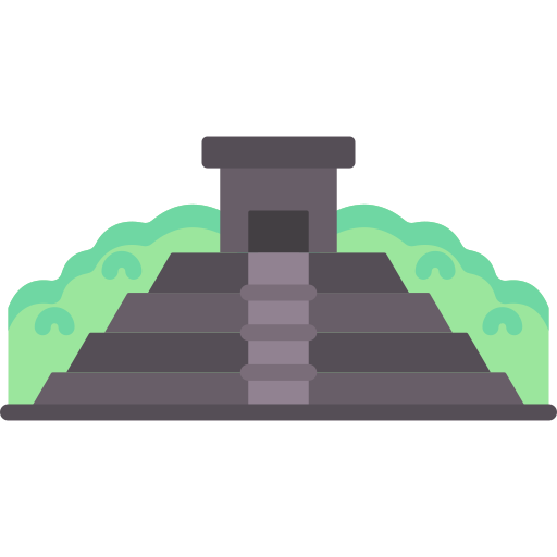 piramide azteca Special Flat icona