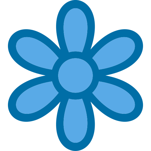 flor Generic Blue Ícone