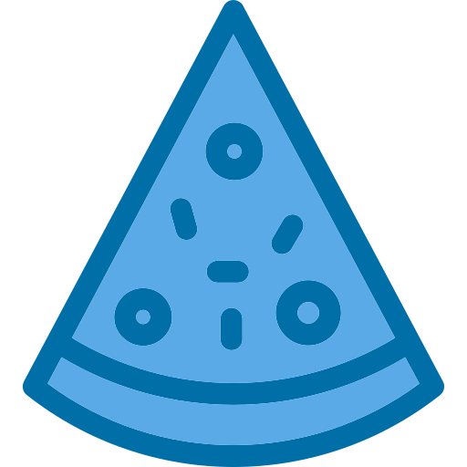 pizza Generic Blue icon