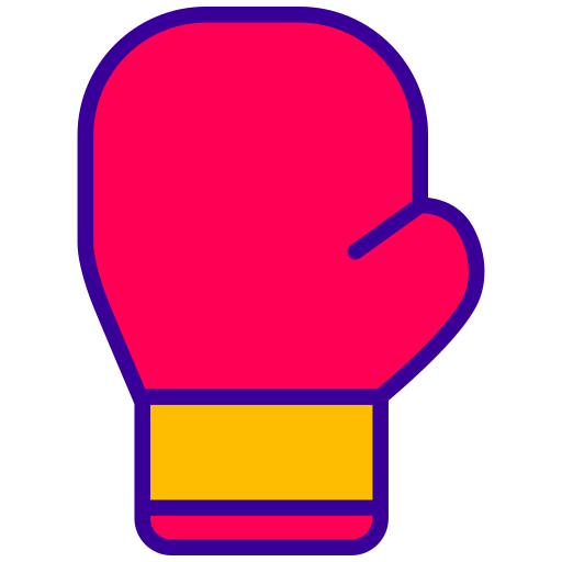 ボクシンググローブ Generic Outline Color icon