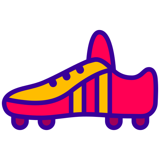 chaussure de football Generic Outline Color Icône