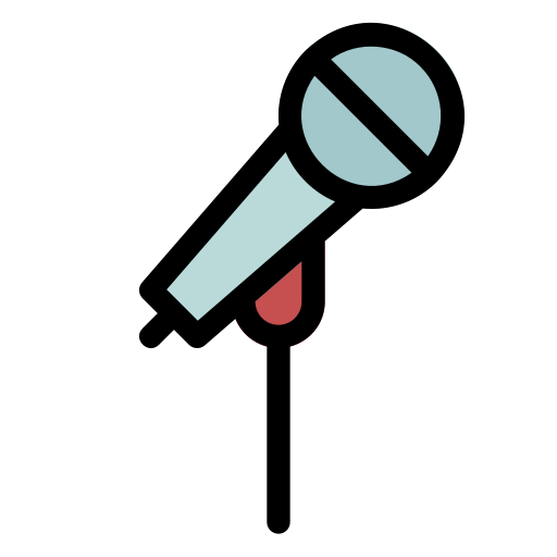 microfone Generic Outline Color Ícone