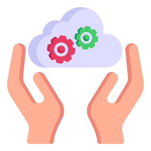 cloud-instellingen Generic Flat icoon