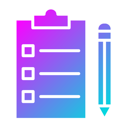 Checklist Generic Flat Gradient icon