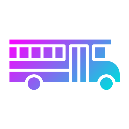 Школьный автобус Generic Flat Gradient иконка