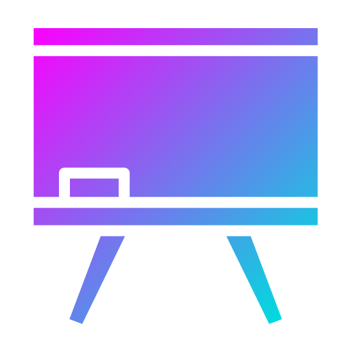 Chalkboard Generic Flat Gradient icon