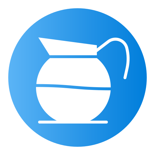 koffiepot Generic Flat Gradient icoon