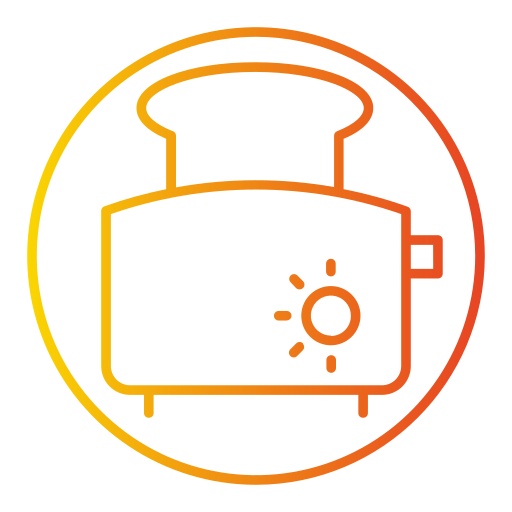 tosti apparaat Generic Gradient icoon