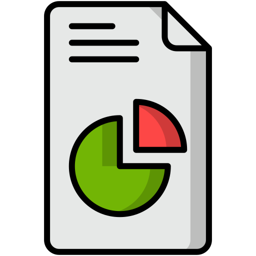 円グラフ Generic Outline Color icon