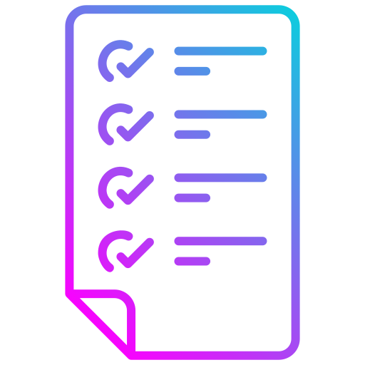 lista rzeczy do zrobienia Generic Gradient ikona