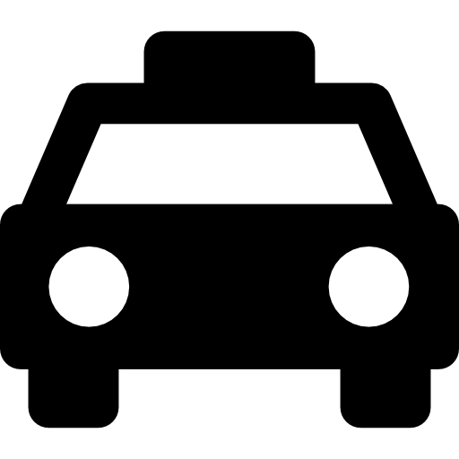 taxi Basic Rounded Filled icon