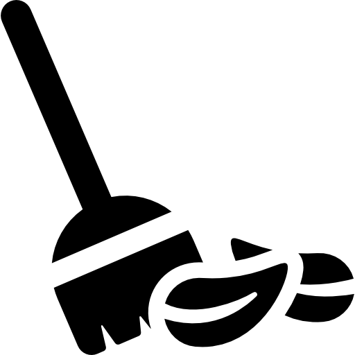 Sweeping broom  icon