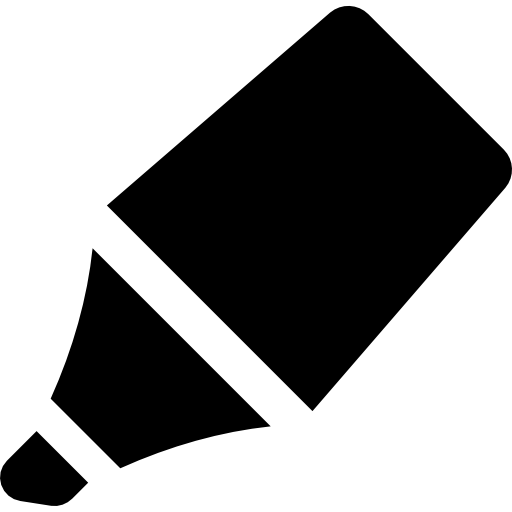 marcador de lápiz  icono