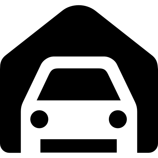 ガレージ Basic Rounded Filled icon