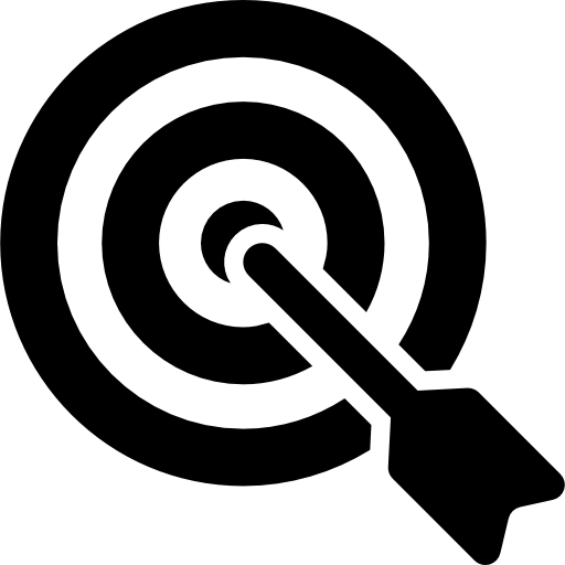 ターゲット上の矢印  icon