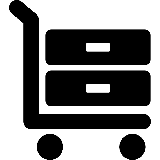 baggage trolley  icoon