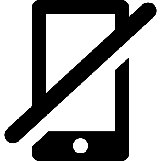 휴대 전화는 허용되지 않습니다.  icon