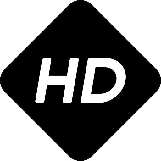 hd video sign  icon