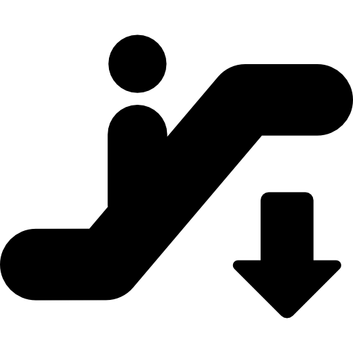 escaleras mecánicas  icono