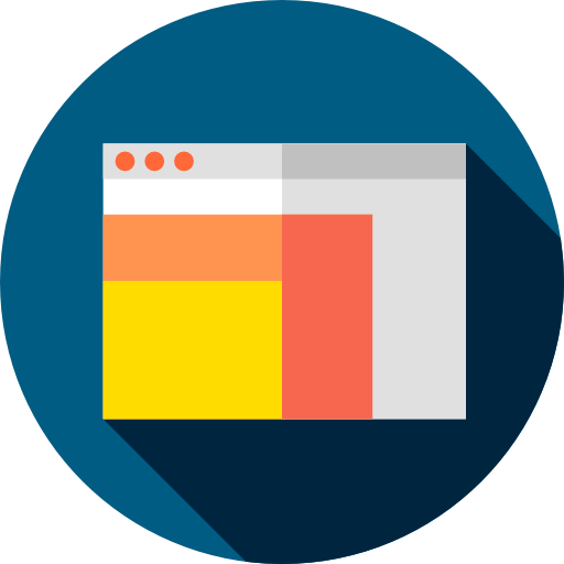 navegador Flat Circular Flat icono