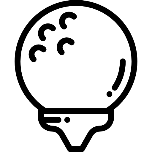 골프 공 Detailed Rounded Lineal icon